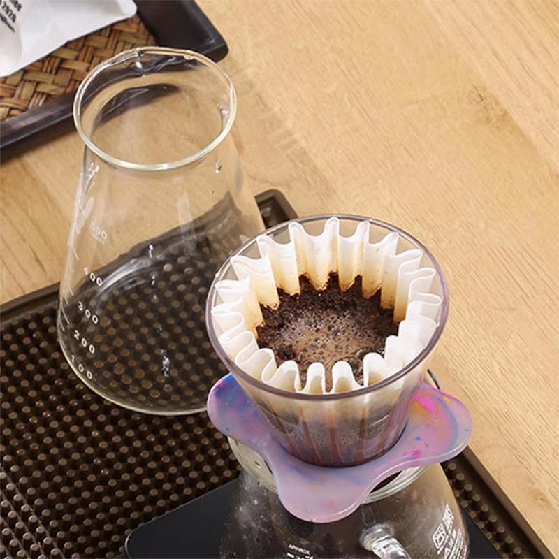 Cafetera De Goteo Portátil De Colores Con Jarra De Cristal