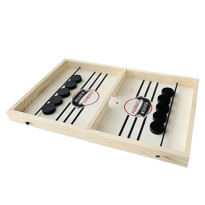 Juego De Mesa De Discos Con Goma: Hockey Rápido Para Toda La Familia