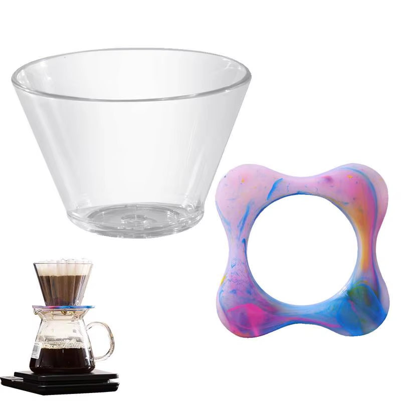 Cafetera De Goteo Portátil De Colores Con Jarra De Cristal
